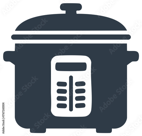 Electric MultiCooker Appliance Home Slow Cooker Pressure Cooking in the Kitchen