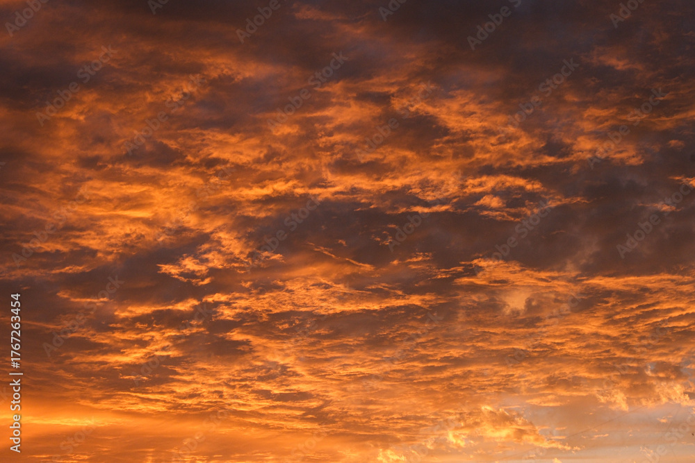 Obraz premium 夕焼けの空