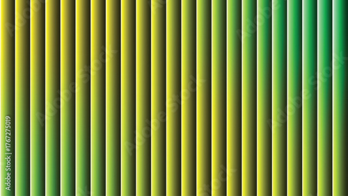 Abstract vertical stripes gradient pattern with yellow to green color transition vector
