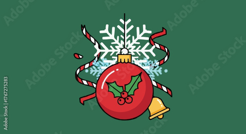 Christmas decoration, vector, illustration, design, symbol