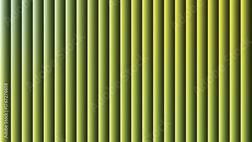 Abstract vertical green stripes with subtle color shifts and light reflections vector