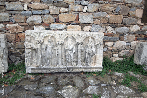 The Aphrodite of Aphrodisias (Afrodisias) combined aspects of a local Anatolian, archaic fertility goddess with those of the Hellenic Aphrodite, goddess of love and beauty. Geyre, Karacasu Aydin
