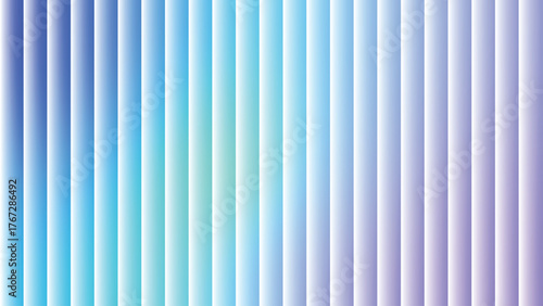 Abstract vertical ribbons gradient blue green purple flowing smooth texture background vector