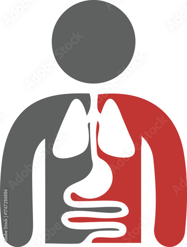 Man and woman vector illustration with heart symbol