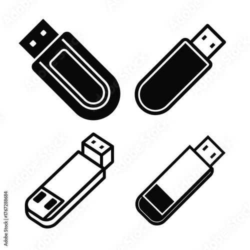 usb flash drive icon