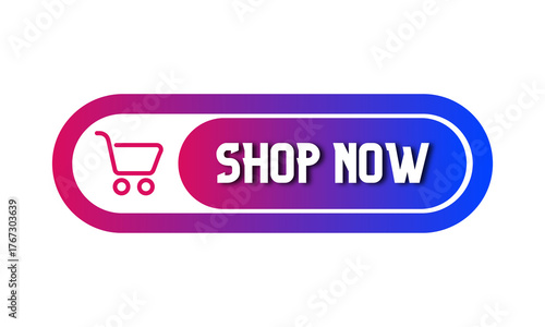 White Red Black Modern Realistic shop now button