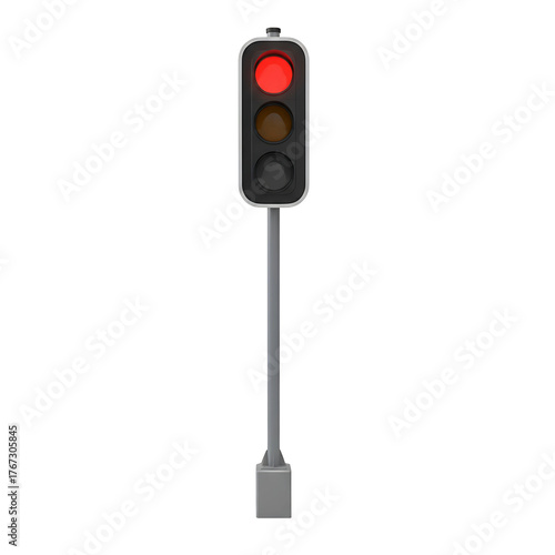 traffic light Isolated on Transparent Background