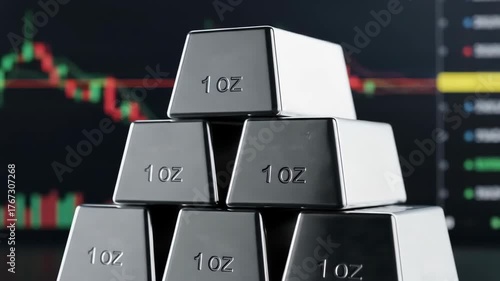 A stack of six black bars, each labeled 