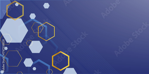 vector abstract, science, futuristic, energy technology concept, speed and motion blur over dark blue background.