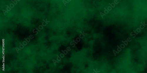 Green steam on a black background. Green Fog Blaster. Green smoke texture on black background. Grunge colorful distressed texture background wallpaper .

