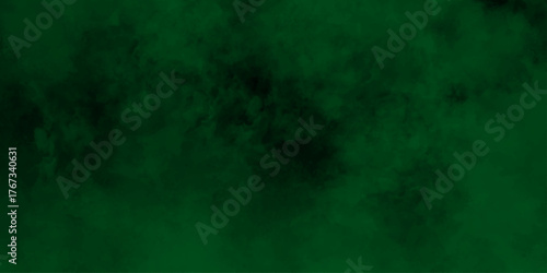 Green steam on a black background. Green Fog Blaster. Green smoke texture on black background. Grunge colorful distressed texture background wallpaper .

