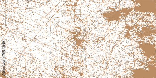 Aged brown grunge paper texture with a rough vintage surface and decorative pattern