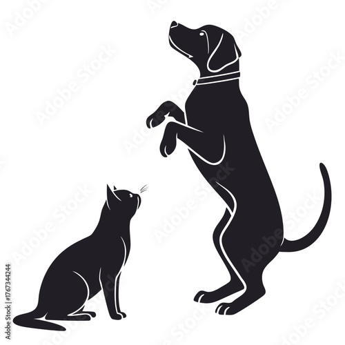 black cat silhouette