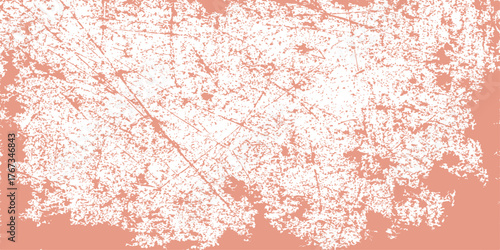 Abstract pink watercolor texture with a vintage paper pattern backdrop for grunge design illustration