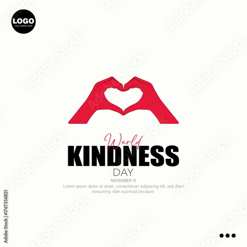World Kindness Day, observed on November 13th, promotes the importance of kindness.