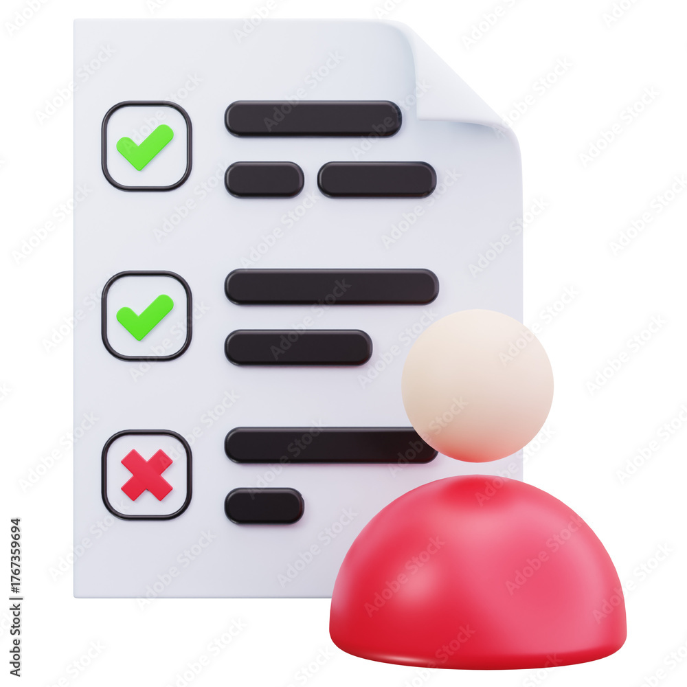 Obraz premium Task Checklist Review