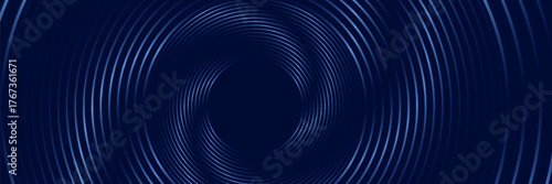 abstract dark background with glowing lines circles