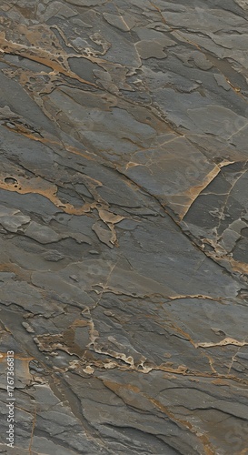Textured green and brown stone slab with natural patterns.