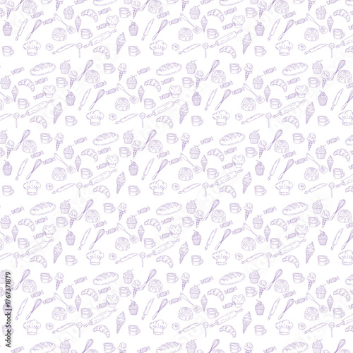 seamless pattern with flowers
