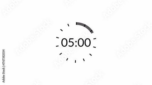 30 second countdown timer animation on a transparent background, countdown timer from 0 second to 30 second ,thirty seconds countdown timer in 4 digit with alpha channel in 4k 