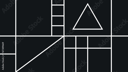 Set of photo frame design templates. Family photo album background texture. EPS10.