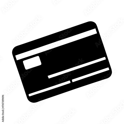 Payment Card Icon — Chip Enabled Digital Transaction Symbol.