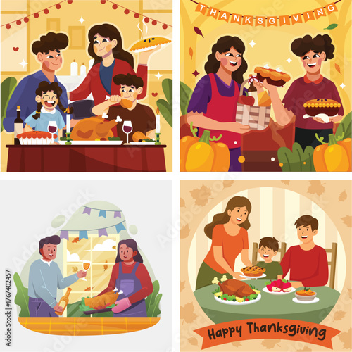 Quality Time with Family Celebrate Thanksgiving