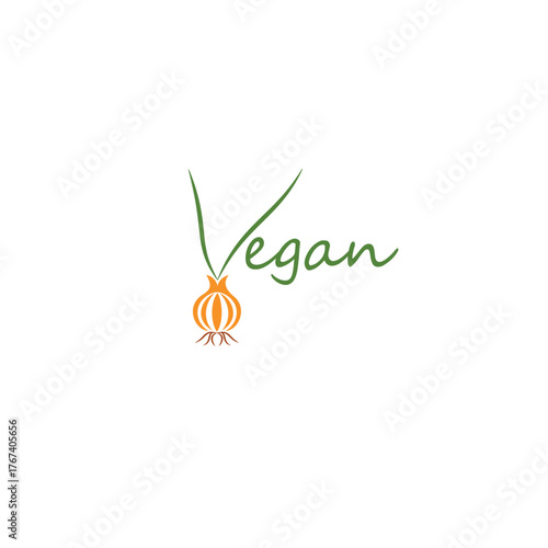 Creative Professional Trendy Illustration set of Vegan Food - Vegan in Editable Vector Format