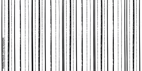 Set of wavy horizontal lines. Marker hand-drawn line border pattern