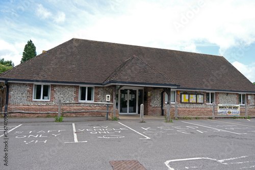 Boxgrove village hall exterior. West Sussex, England. 