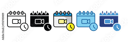 Content Calendar  Icon Element For Design