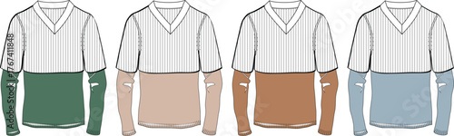 Sweater Fashion Palette Stylish Color Variants of a Casual Top