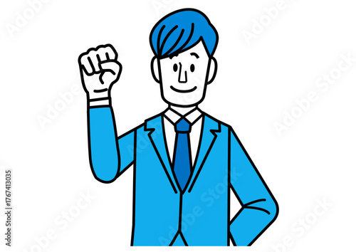 ビジネス, サラリーマン, 応援, ガッツ, ガッツポーズ, 信頼, 頼もしい, お知らせ, 案内, 説明, プレゼン, 会社, 社員, 仕事, 職業, 社会, スーツ, 会社員, ビジネスマン, 営業マン, 営業, 働く, パパ, おすすめ, 笑顔, 提案, 男性, オフィス, 新入社員, 社会人, イラスト, 人, 手, きずな, 笑う, 男, マネージャー, サイン, 成功, プロ