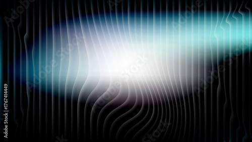 Fotografie Abstract blurred background with vertical lines and light effects creating a mod