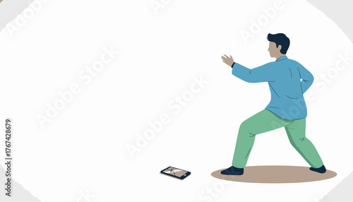 Prioritizing mental wellness and disconnection from digital overload after experiencing device frustration