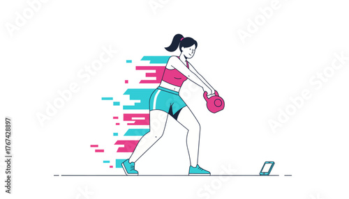 Maximizing Fitness Performance with Digital Tracking and Dynamic Kettlebell Workout