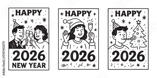 Celebrate a joyful New Year's Eve 2026 with festive cheers and party vibes, capturing the excitement of fresh beginnings and happy moments.