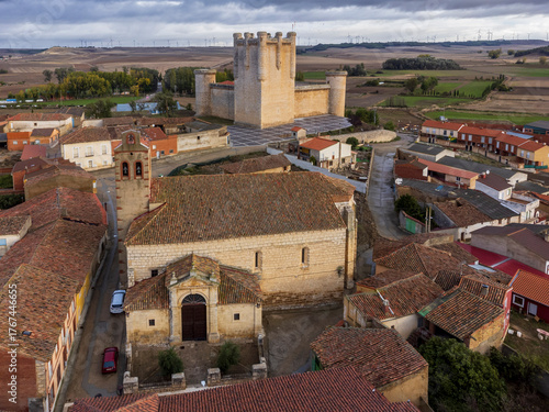 Castle of the Comuneros, Torrelobaton Castle, Torrelobatón, Province of Valladolid, Castile and Leon, Spain