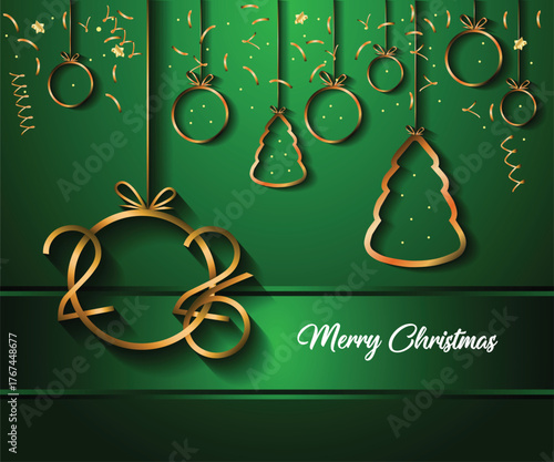 2026 Merry Christmas background for your seasonal invitations, festival posters, greetings cards.