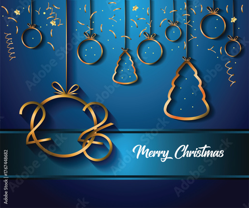 2026 Merry Christmas background for your seasonal invitations, festival posters, greetings cards.