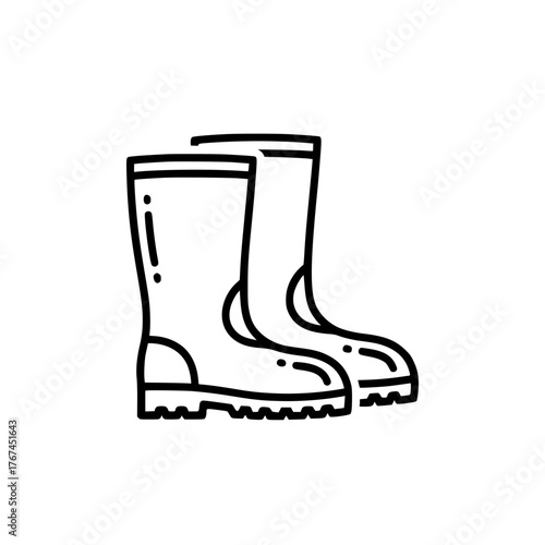 rubber boots icon