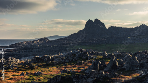 sunrise in the mountains