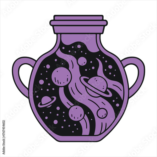Galaxy Potion Bottle