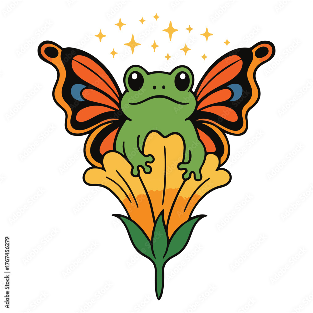 Obraz premium Mystical Frog