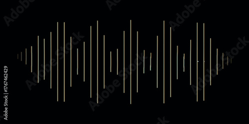 Podcast sound waves and audio soundwave of voice message records, vector icons. Podcast sound waves for online audio streaming and podcasting or music player and mobile phone voice message soundwaves