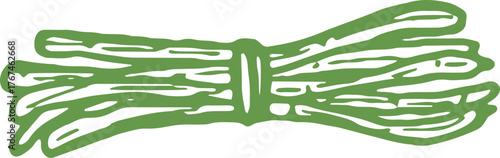 Long Beans Hand Drawn Doodle Illustration