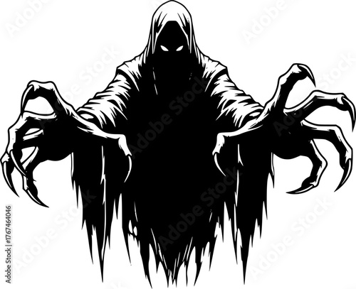 creepy grim reaper sketch