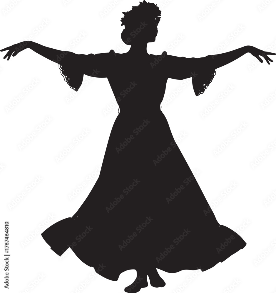 Fototapeta premium Abstract geometric fashion illustration with vibrant color palette and clean lines