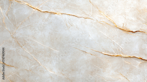 Elegant marble texture with fine golden veins and smooth surface, perfect for design projects