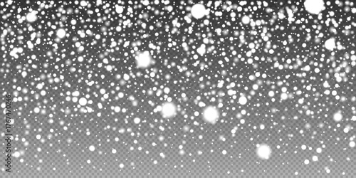 Snow snowfall snowflakes winter overlay transparent falling background